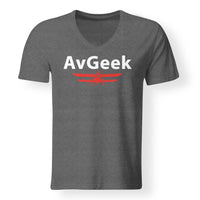 Thumbnail for Avgeek Designed V-Neck T-Shirts