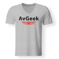 Thumbnail for Avgeek Designed V-Neck T-Shirts