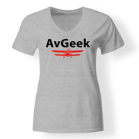 Thumbnail for Avgeek Designed V-Neck T-Shirts