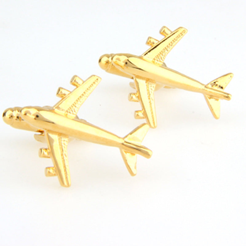 Airplane Shaped (2) Cuff Links