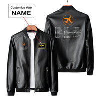 Thumbnail for Aviation Alphabet 2 Designed PU Leather Jackets