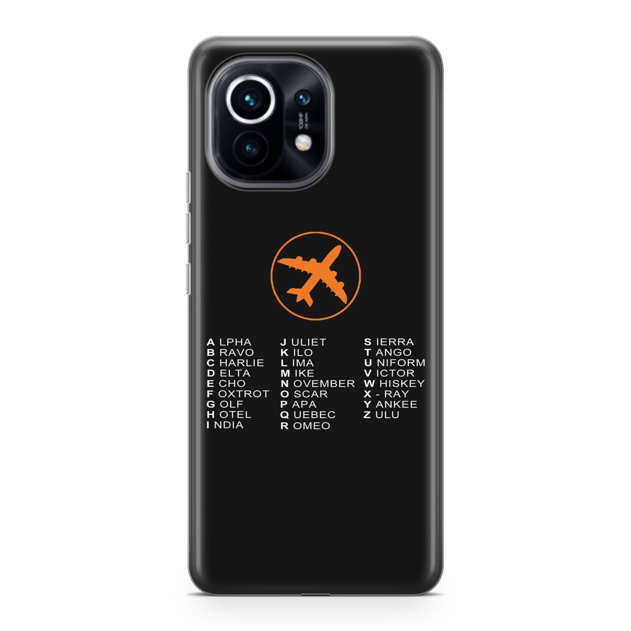 Aviation Alphabet 2 Designed Xiaomi Cases