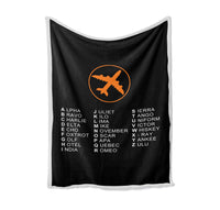 Thumbnail for Aviation Alphabet 2 Designed Bed Blankets & Covers