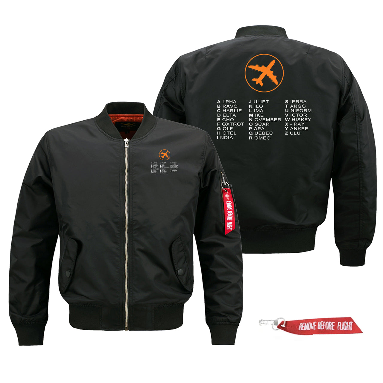 Aviation Alphabet 2 Designed Pilot Jackets (Customizable)