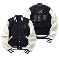 Thumbnail for Aviation Alphabet 2 Designed Baseball Style Jackets