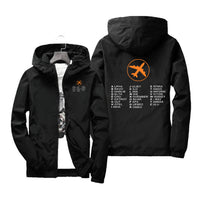 Thumbnail for Aviation Alphabet 2 Designed Windbreaker Jackets
