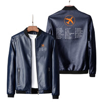Thumbnail for Aviation Alphabet 2 Designed PU Leather Jackets