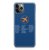Thumbnail for Aviation Alphabet 2 Designed iPhone Cases