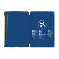 Thumbnail for Aviation Alphabet 2 Designed Samsung Tablet Cases