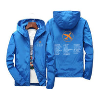 Thumbnail for Aviation Alphabet 2 Designed Windbreaker Jackets