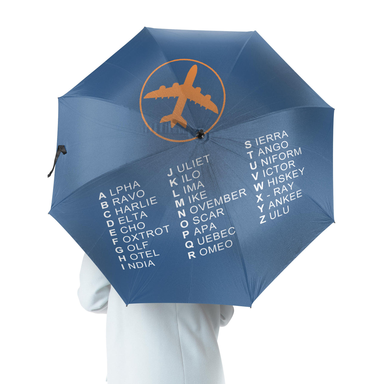Aviation Alphabet 2 Designed Umbrella