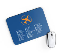 Thumbnail for Aviation Alphabet 2 Designed Mouse Pads