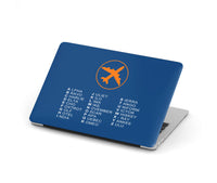 Thumbnail for Aviation Alphabet 2 Designed Macbook Cases