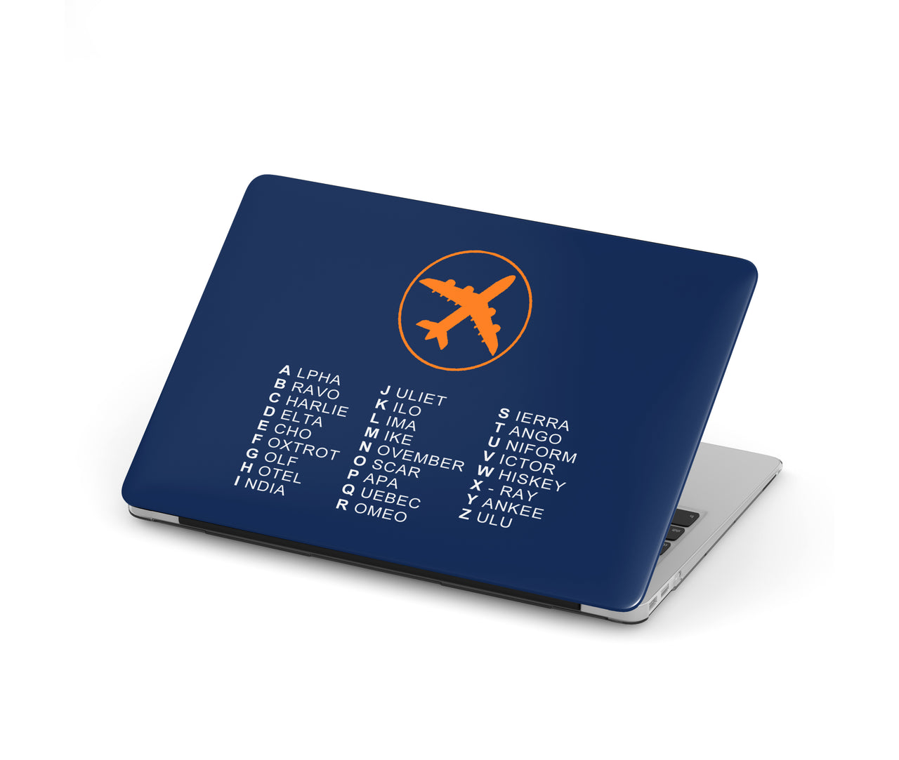 Aviation Alphabet 2 Designed Macbook Cases