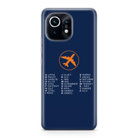Thumbnail for Aviation Alphabet 2 Designed Xiaomi Cases