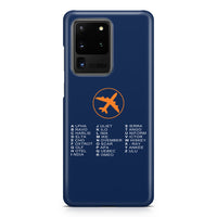 Thumbnail for Aviation Alphabet 2 Samsung A Cases