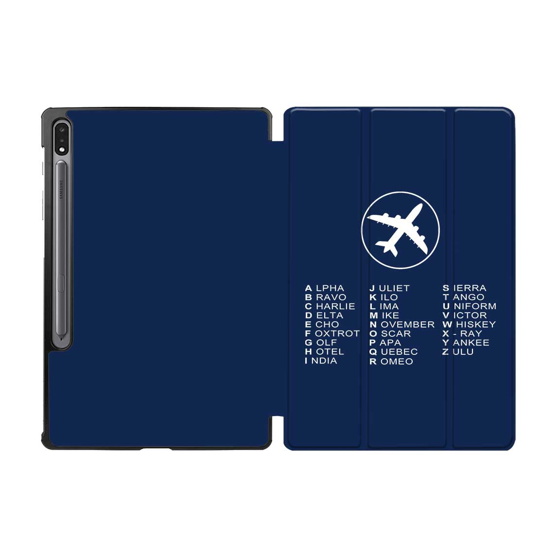Aviation Alphabet 2 Designed Samsung Tablet Cases