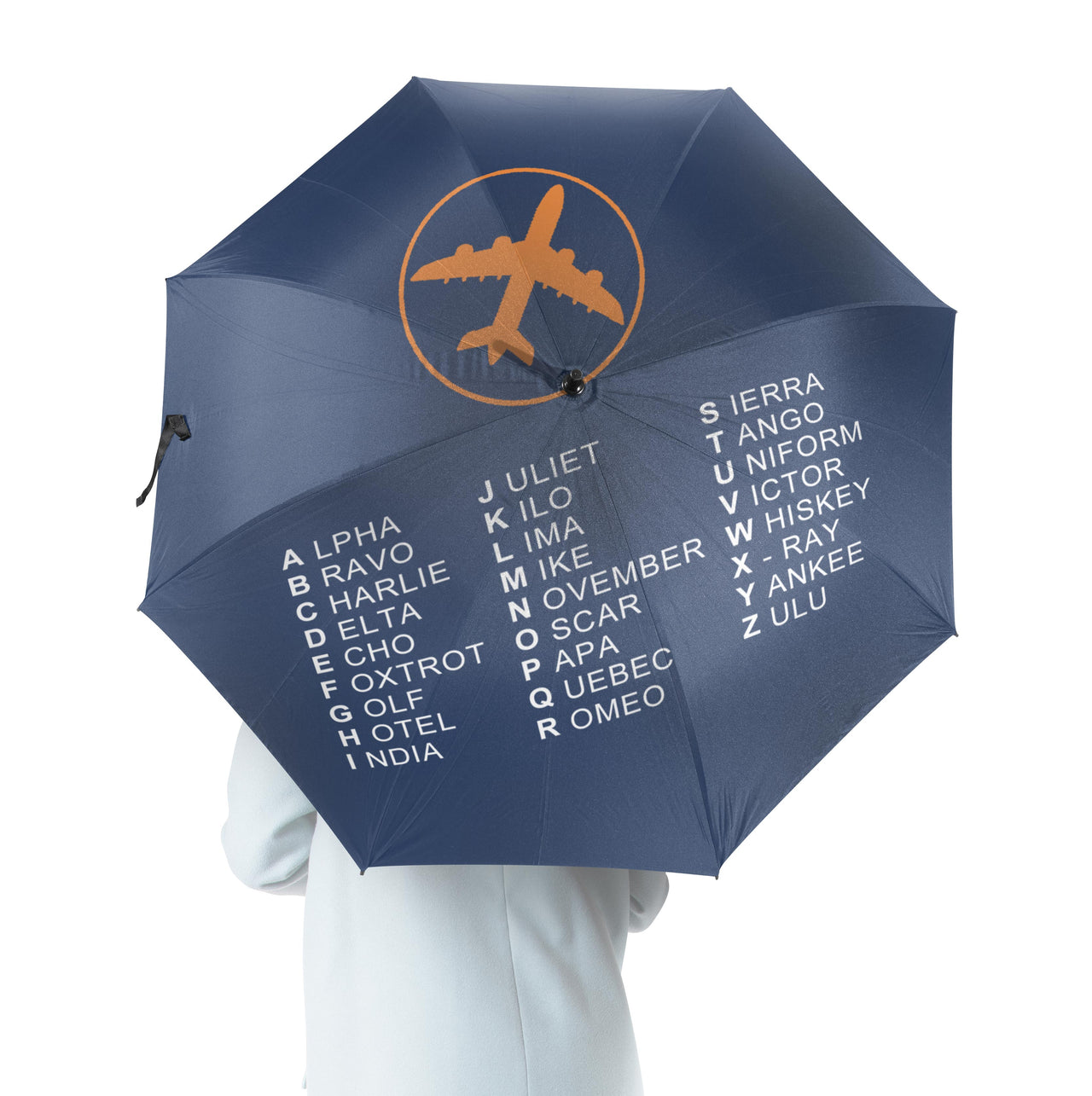 Aviation Alphabet 2 Designed Umbrella