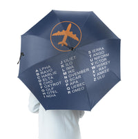 Thumbnail for Aviation Alphabet 2 Designed Umbrella
