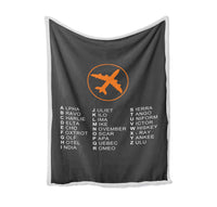Thumbnail for Aviation Alphabet 2 Designed Bed Blankets & Covers