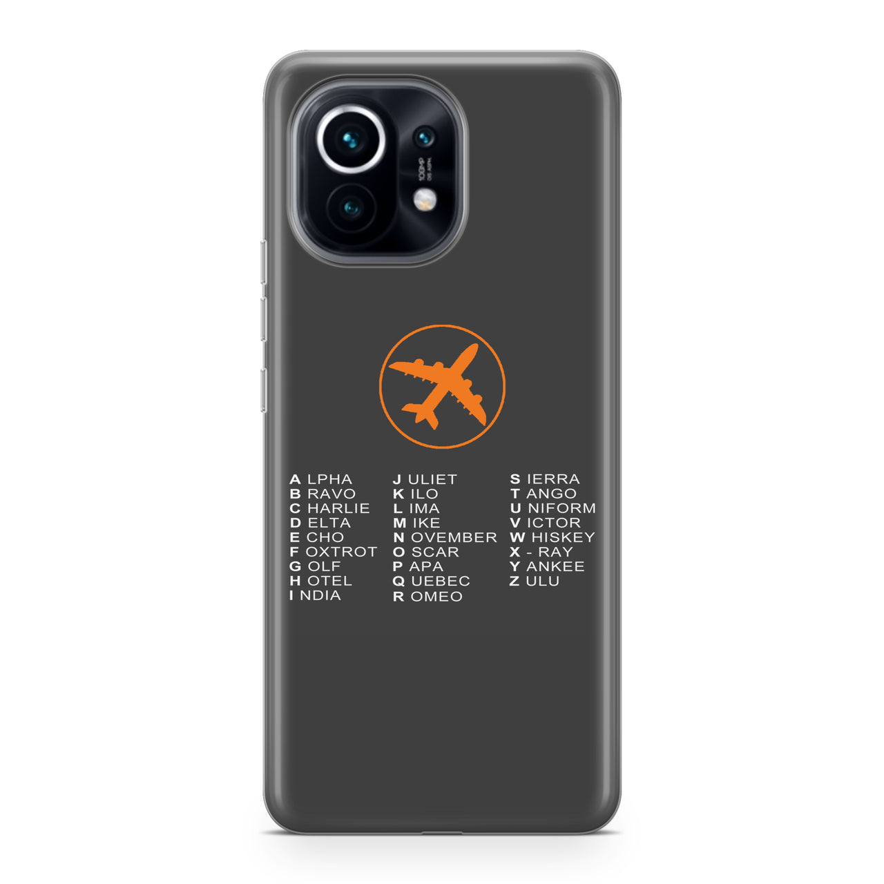 Aviation Alphabet 2 Designed Xiaomi Cases