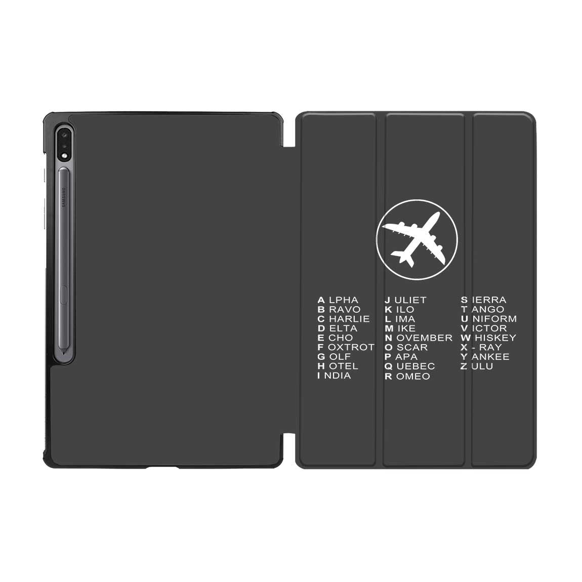 Aviation Alphabet 2 Designed Samsung Tablet Cases