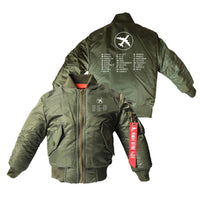Thumbnail for Aviation Alphabet 2 Designed Children Bomber Jackets
