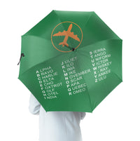 Thumbnail for Aviation Alphabet 2 Designed Umbrella