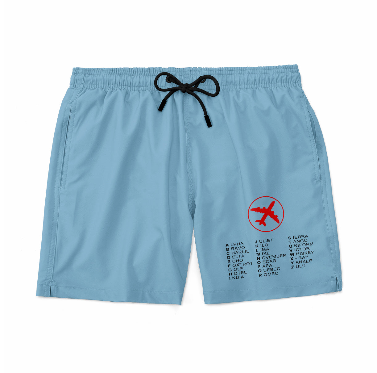 Aviation Alphabet 2 Designed Swim Trunks & Shorts