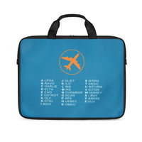 Thumbnail for Aviation Alphabet 2 Designed Laptop & Tablet Bags