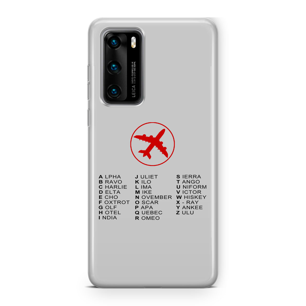 Aviation Alphabet 2 Designed Huawei Cases