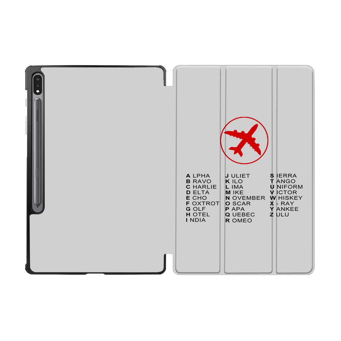 Aviation Alphabet 2 Designed Samsung Tablet Cases