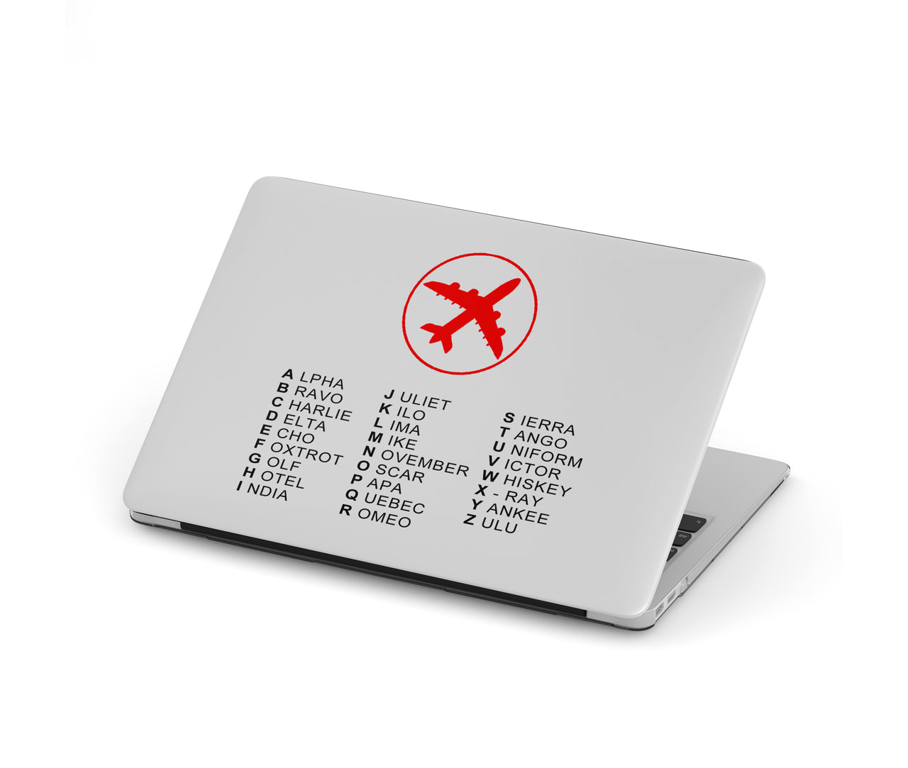 Aviation Alphabet 2 Designed Macbook Cases
