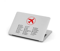 Thumbnail for Aviation Alphabet 2 Designed Macbook Cases