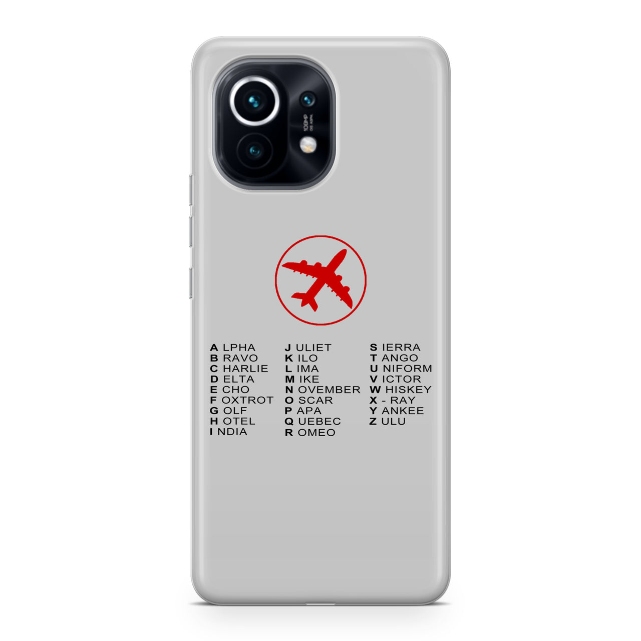 Aviation Alphabet 2 Designed Xiaomi Cases