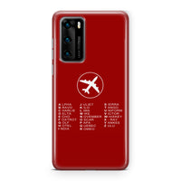 Thumbnail for Aviation Alphabet 2 Designed Huawei Cases
