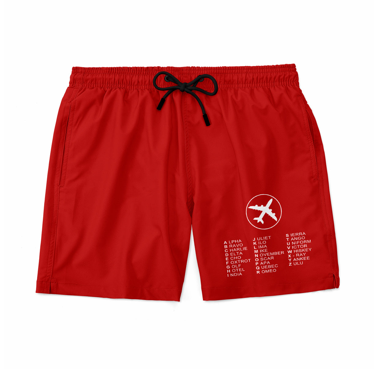 Aviation Alphabet 2 Designed Swim Trunks & Shorts