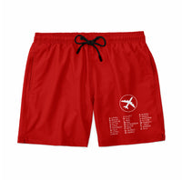 Thumbnail for Aviation Alphabet 2 Designed Swim Trunks & Shorts