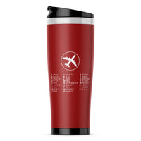 Thumbnail for Aviation Alphabet 2 Designed Travel Mugs