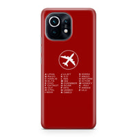 Thumbnail for Aviation Alphabet 2 Designed Xiaomi Cases