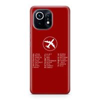 Thumbnail for Aviation Alphabet 2 Designed Xiaomi Cases