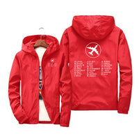 Thumbnail for Aviation Alphabet 2 Designed Windbreaker Jackets
