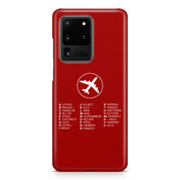 Thumbnail for Aviation Alphabet 2 Samsung A Cases
