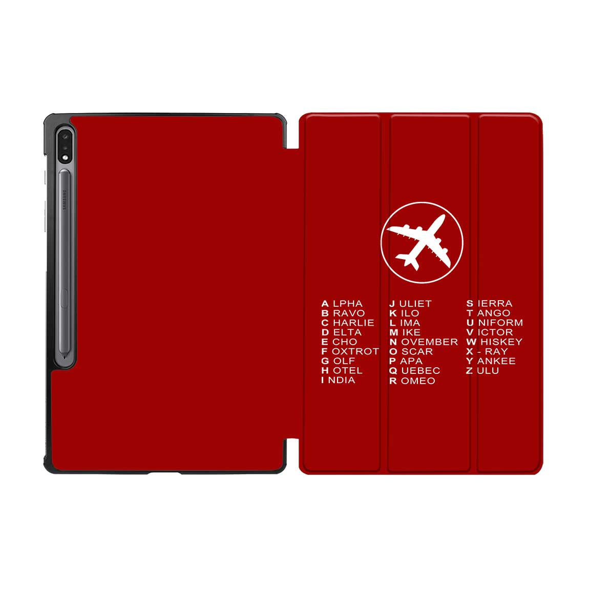 Aviation Alphabet 2 Designed Samsung Tablet Cases