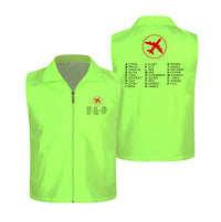 Thumbnail for Aviation Alphabet 2 Designed Thin Style Vests