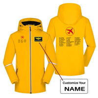 Thumbnail for Aviation Alphabet 2 Designed Rain Coats & Jackets