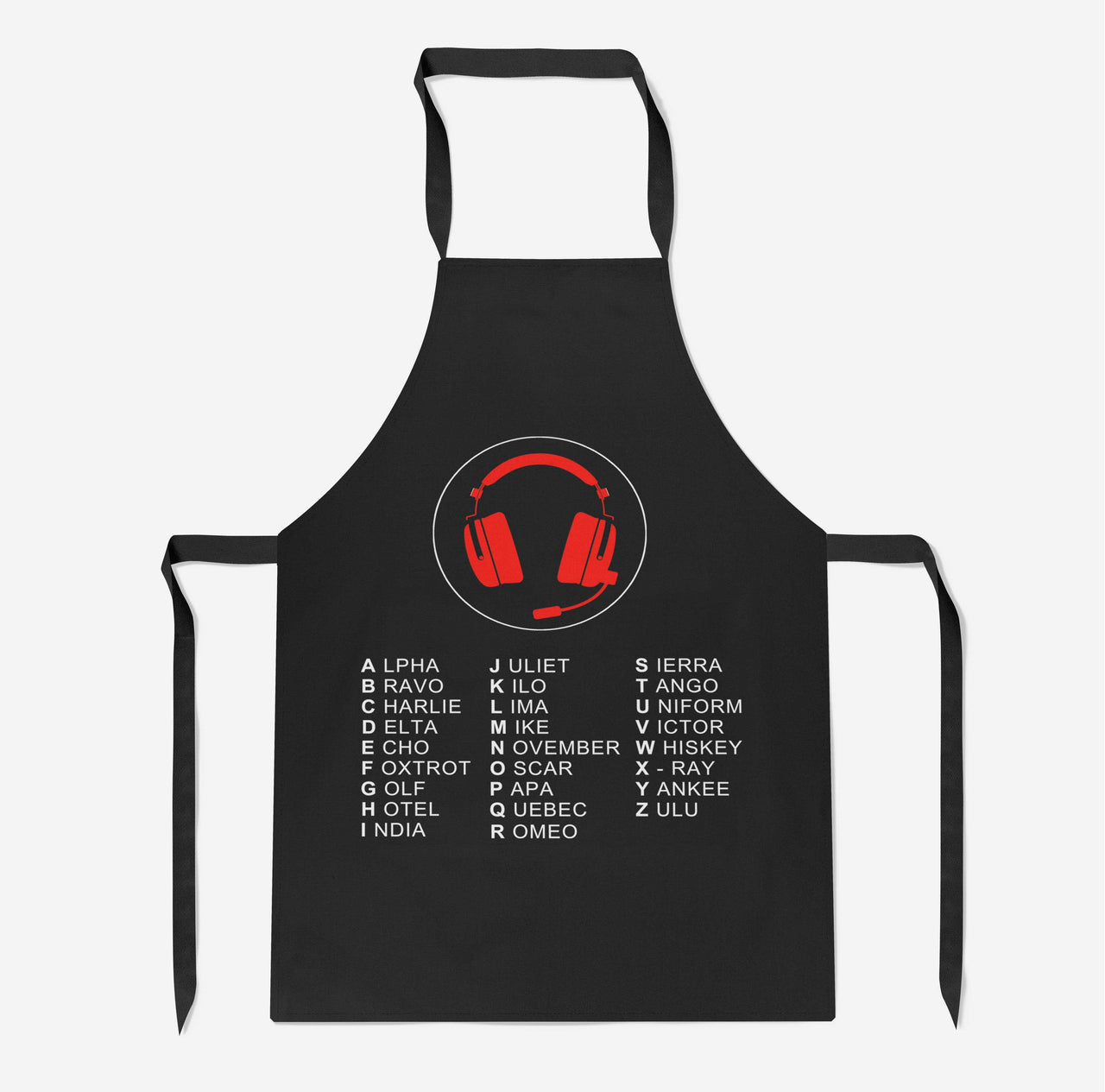 Aviation Alphabet 3 Designed Kitchen Aprons