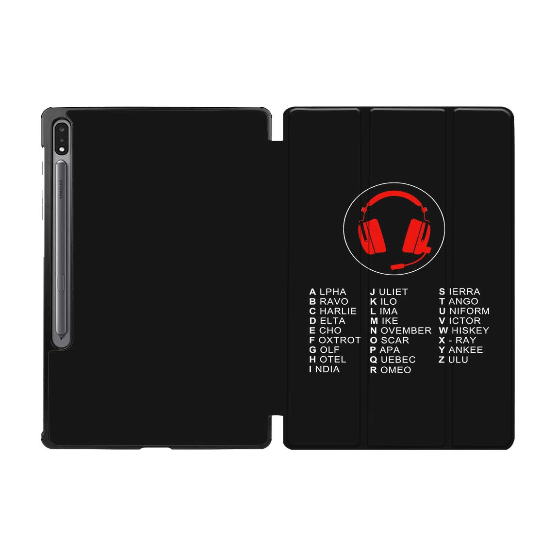 Aviation Alphabet 3 Designed Samsung Tablet Cases