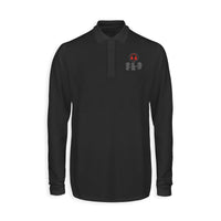 Thumbnail for Aviation Alphabet 3 Designed Long Sleeve Polo T-Shirts
