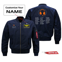 Thumbnail for Aviation Alphabet 3 Designed Pilot Jackets (Customizable)